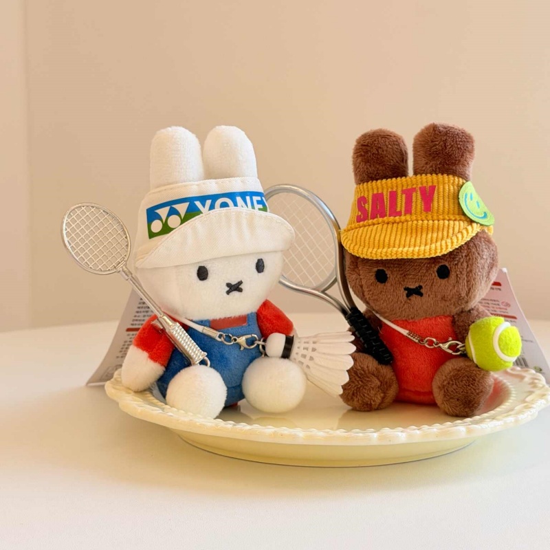 Badminton Tv - Новый милый спортивный плюшевый брелок-кукла Миффи-кролик