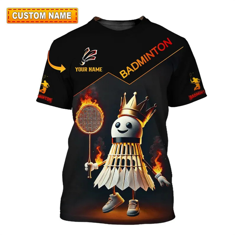 Badminton Outfit - Спортивная футболка для бадминтона, мужская одежда,